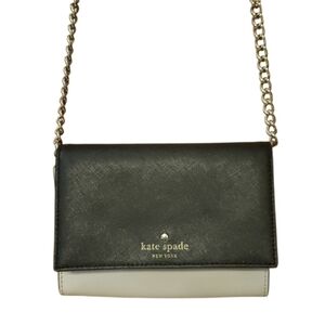 Kate Spade New York Saffiano Black‎ and Cream Crossbody Bag